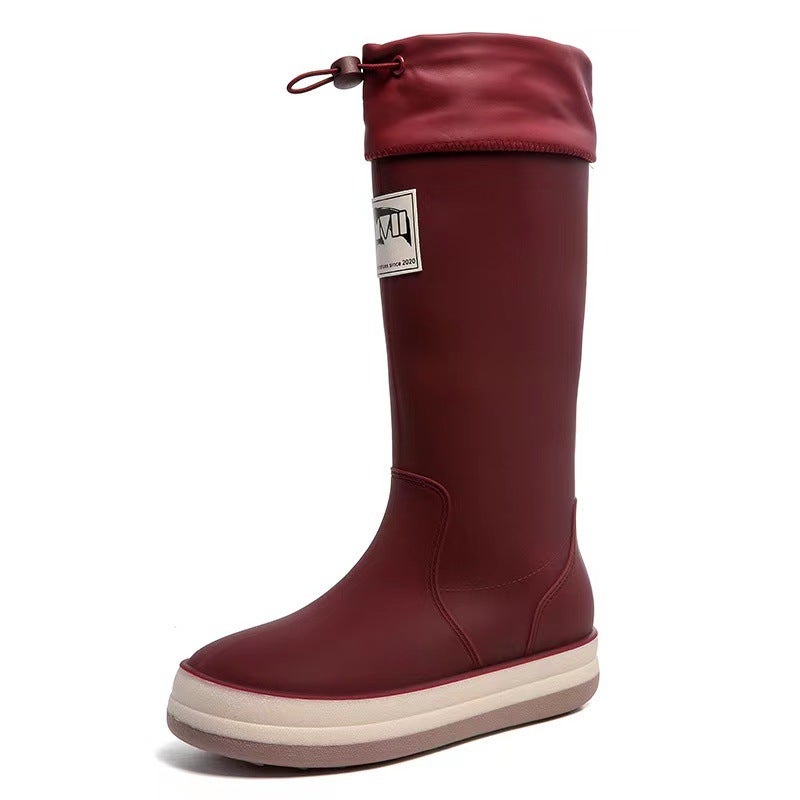 Fashion Rain Boots for Men and Women – High Waterproof Outdoor Wading Shoes - Image 1